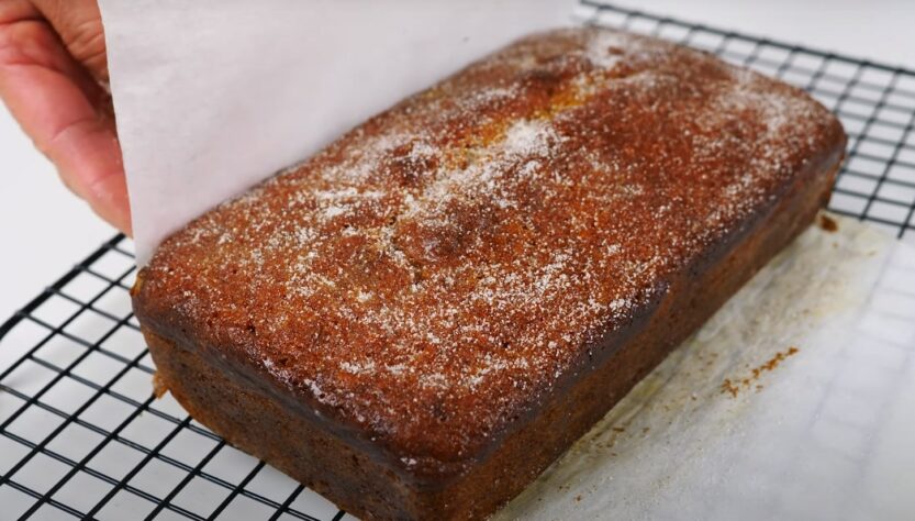 apple cider donut bread loaf