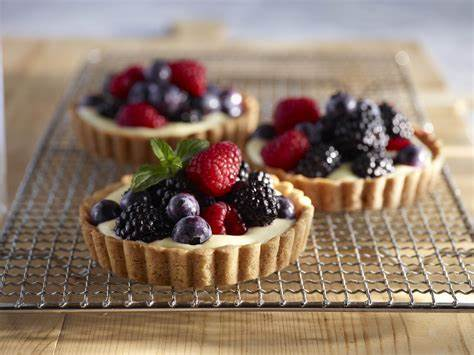 Mixed berry tart dessert