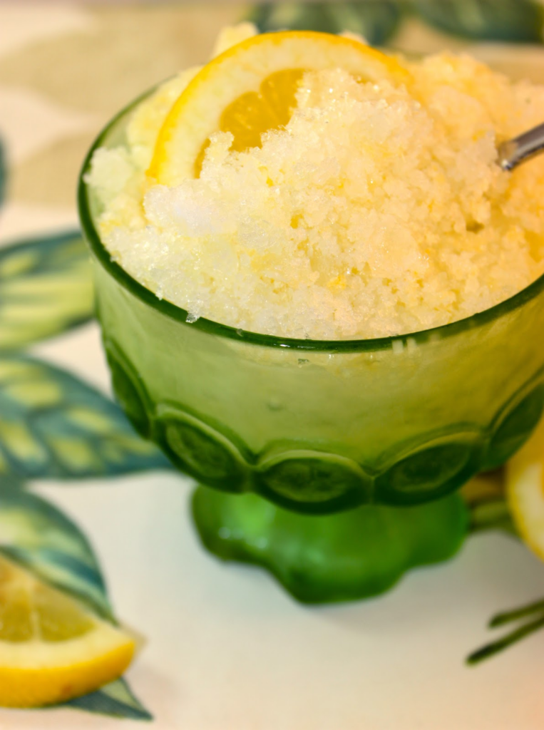 Citrus Granita dessert