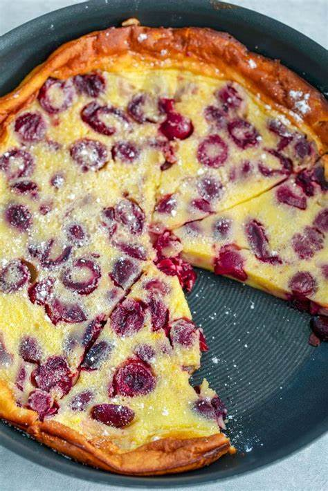 Cherry Clafoutis dessert