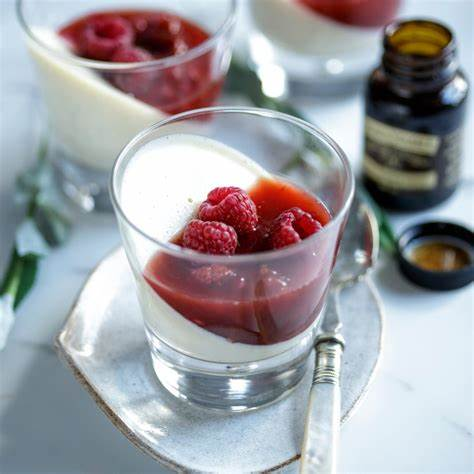 Vanilla Bean Panna Cotta dessert