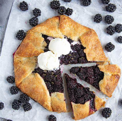 Blackberry Galette dessert